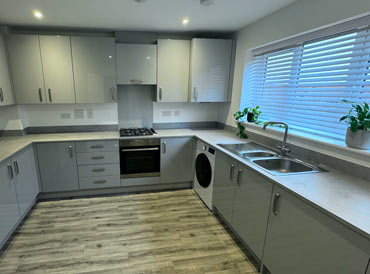 Hallway around stairs